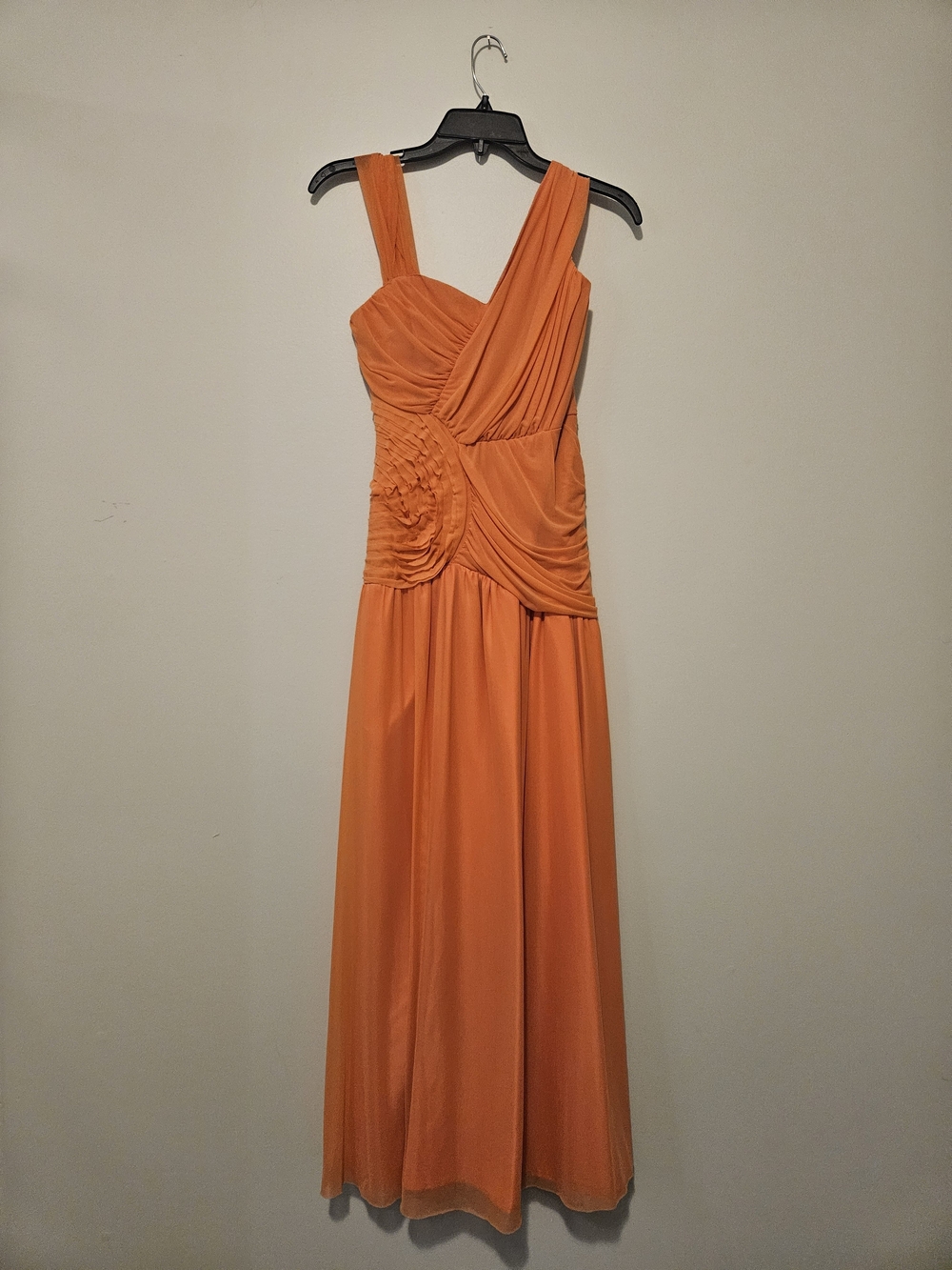 Elegant Orange Evening Dress